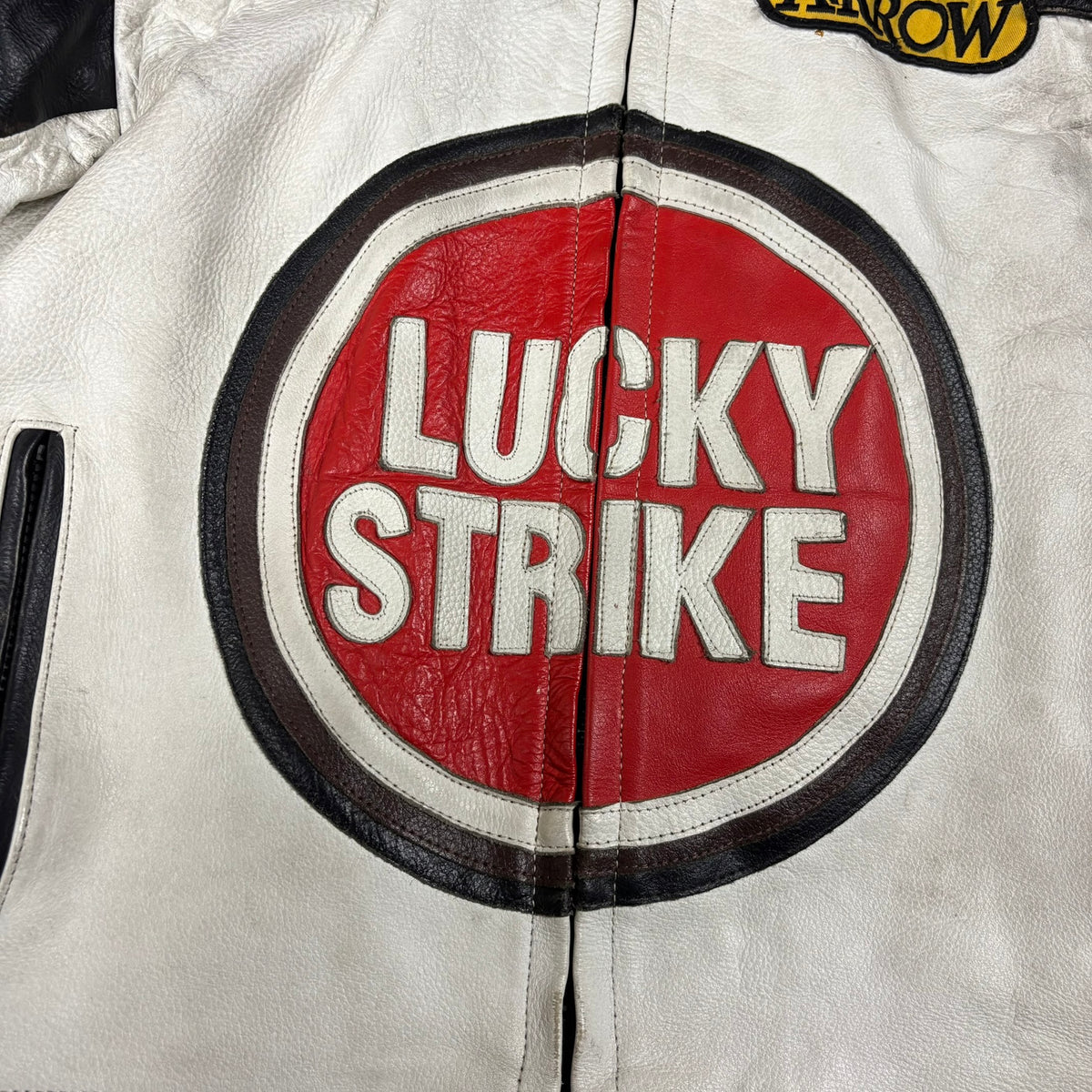 Veste en cuir Lucki Strike Kevin Scwantz 1993