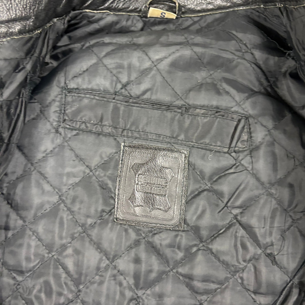 Veste en cuir Lucki Strike Kevin Scwantz 1993