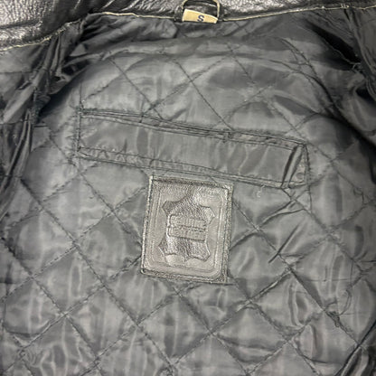 Veste en cuir Lucki Strike Kevin Scwantz 1993