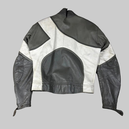 veste en cuir Giudicci années 90