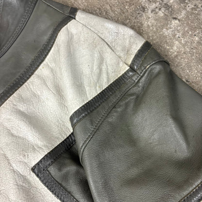 veste en cuir Giudicci années 90