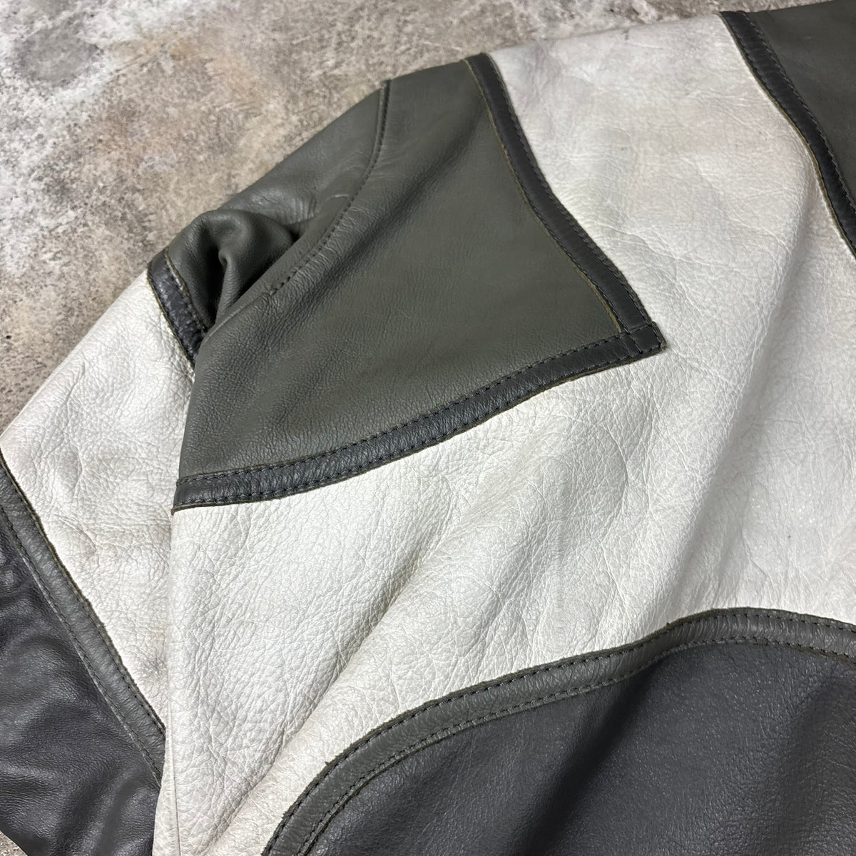 veste en cuir Giudicci années 90