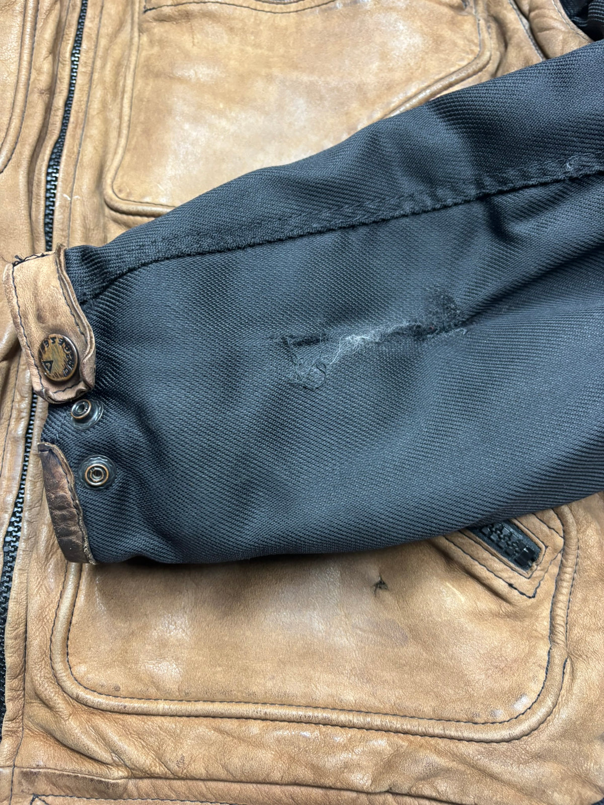 Veste en cuir et textile dainese Y2K