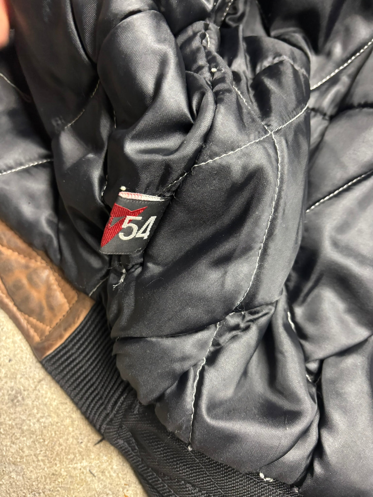 Veste en cuir et textile dainese Y2K