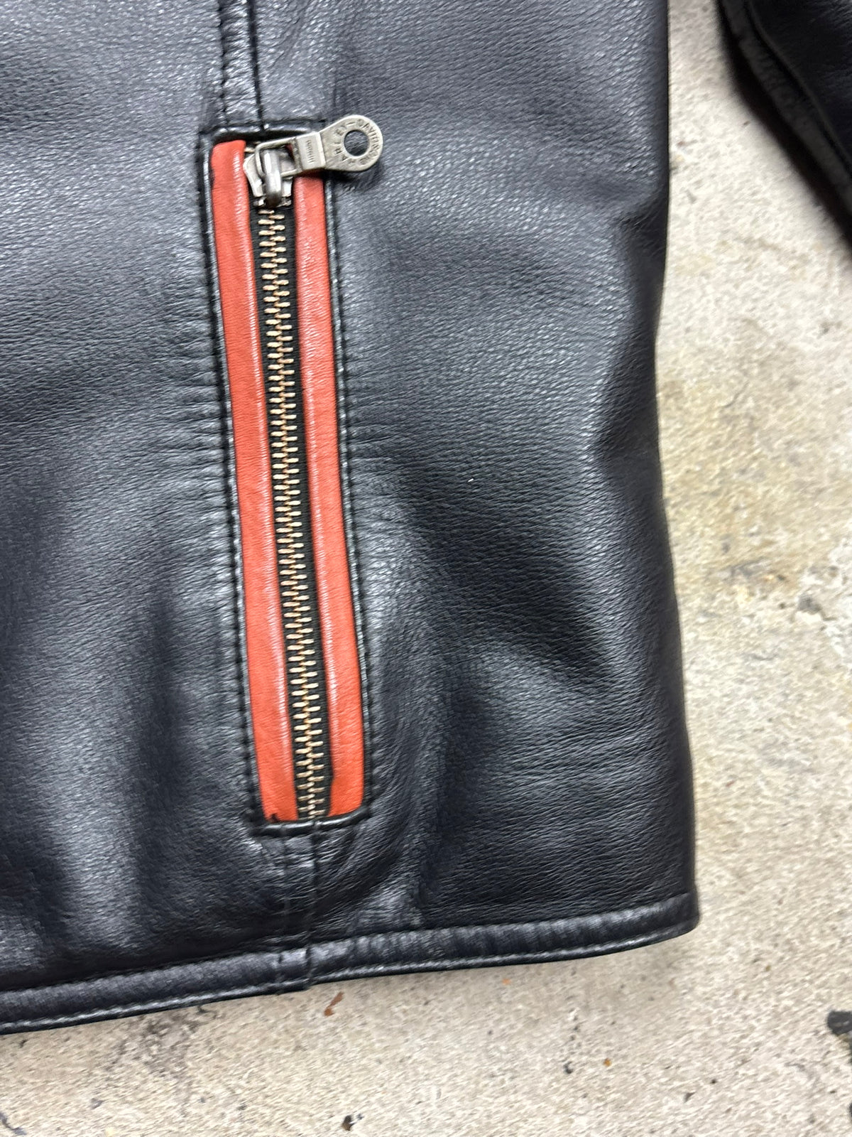 Veste en cuir Harley Davidson