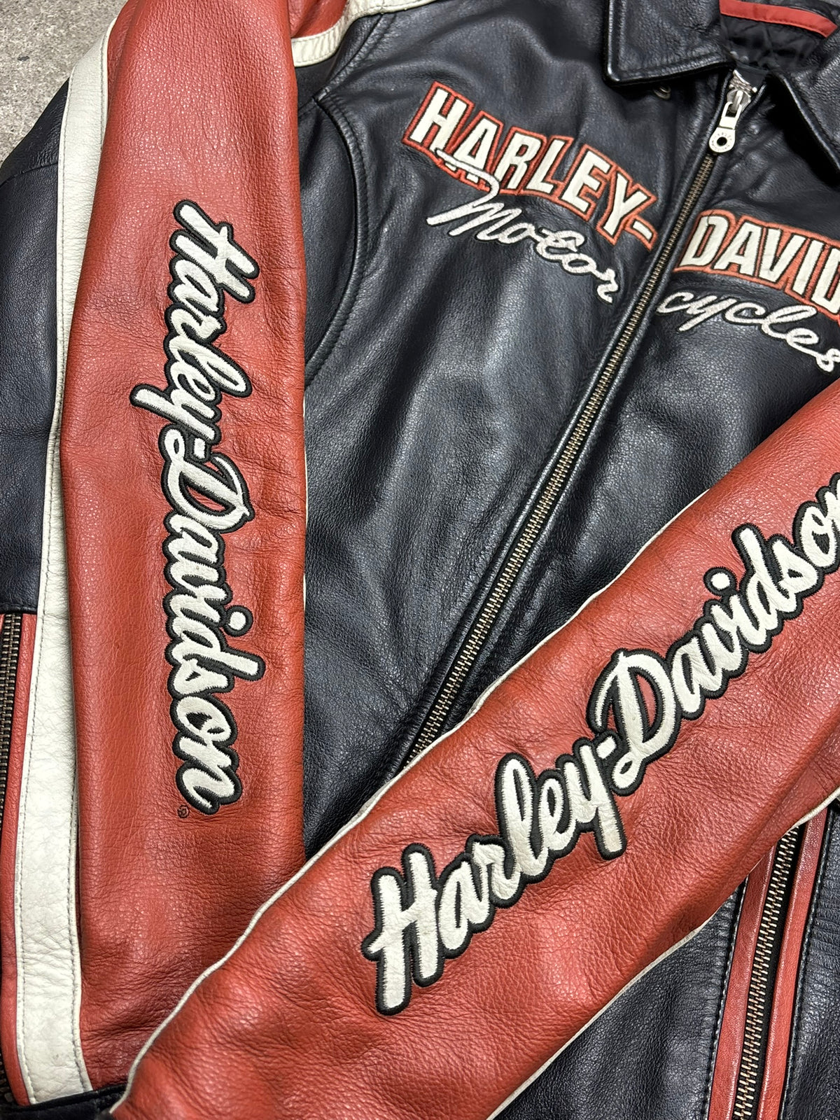Veste en cuir Harley Davidson
