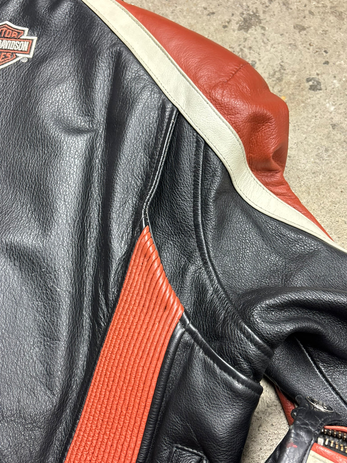 Veste en cuir Harley Davidson