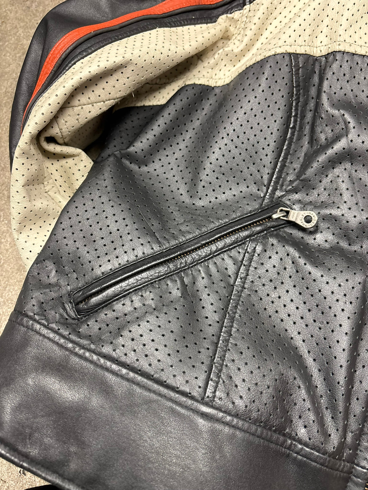Veste en cuir Harley Davidson