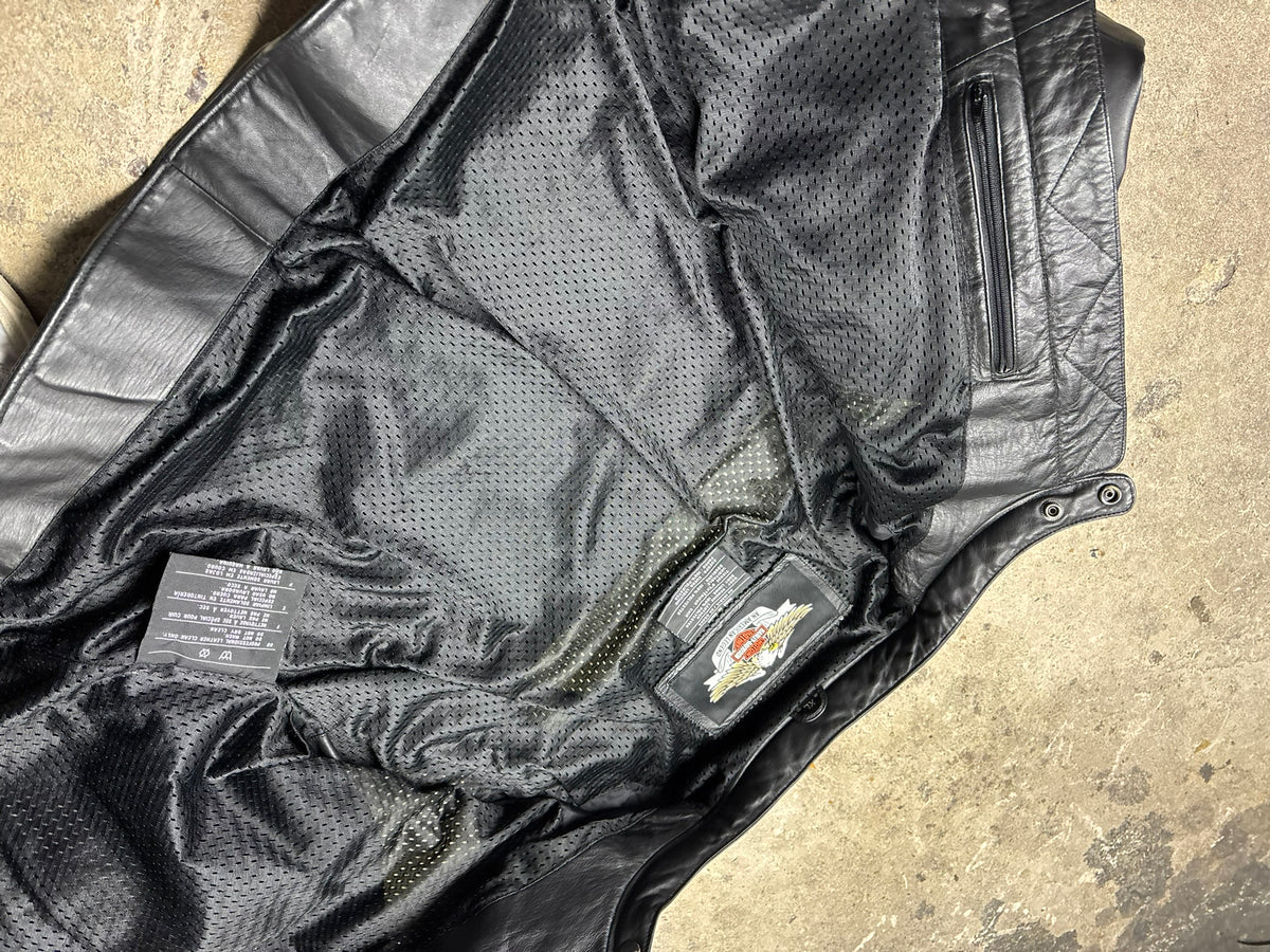 Veste en cuir Harley Davidson